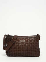 Sac Bandouli�re Heritage Cuir Biba Marron heritage KA9