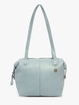 Shoulder Bag Heritage Leather Biba Blue heritage HOP1L