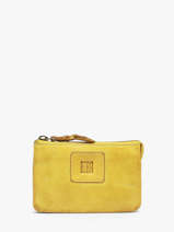 Porte-monnaie Heritage Cuir Biba Bleu heritage BT35