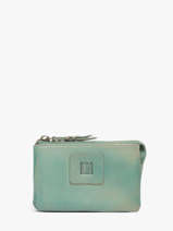 Porte-monnaie Heritage Cuir Biba Bleu heritage BT35