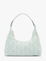 Sac Port� �paule Emblem Denim Coton Calvin klein jeans Bleu emblem denim 4F3431G