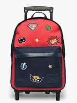 2-compartment Wheeled Schoolbag Tann