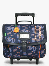 2-compartment Wheeled Satchel Tann