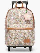 2-compartment Wheeled Schoolbag Tann