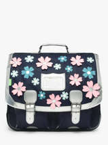 2-compartment Satchel Tann's Blue les fantaisies f 41268