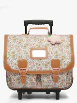 Cartable � Roulettes 2 Compartiments Tann's Multicolore les fantaisies f 26432611