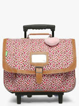 Cartable � Roulettes 2 Compartiments Tann's Multicolore les fantaisies f 42229