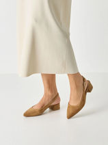 Pumps In Leather Tamaris Brown women 42-vue-porte