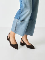 Escarpins En Cuir Tamaris Marron women 42-vue-porte