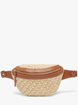 Sac Banane Paul marius Beige raphia BANANRAP