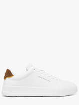 Sneakers En Cuir Tommy hilfiger Blanc men 536702R