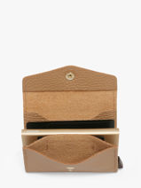 Porte-cartes Pebble Envelope Cuir Secrid Marron pebble EPE-vue-porte