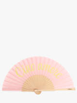 Eventail Ines de laure Rose eventail EVENTAIL