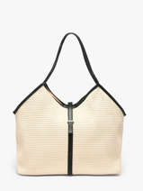 Sac Port� �paule St Tropez Polyester Atelier paname Beige st tropez 492