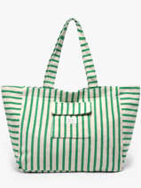 Shoulder Bag Beach Cotton Marco Blue beach S1285