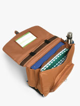 2-compartment Satchel Tann