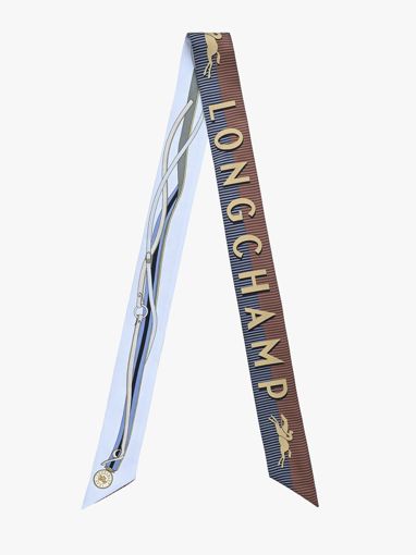 Longchamp Soie gots Scarf Yellow