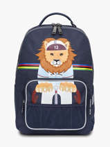 Sac � Dos 1 Compartiment Jeune premier Bleu daydream boys B
