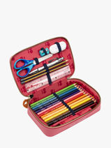 1 Compartment Pouch Jeune premier Pink daydream girls G-vue-porte