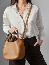 Longchamp Le foulonn� Sacs port� main Marron-vue-porte