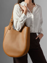 Longchamp Le foulonn� Hobo bag Brown-vue-porte