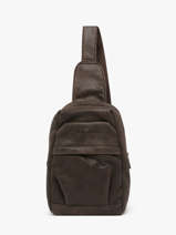 Leather Achilles Crossbody Bag Arthur & aston Brown achille 2