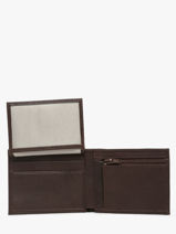 Leather Danny Wallet Arthur & aston Brown danny 488-vue-porte