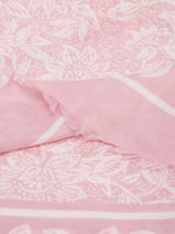 Scarf Gerard pasquier Pink foulard P25100-vue-porte