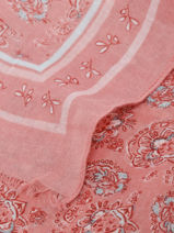 Scarf Gerard pasquier Pink foulard P25105-vue-porte