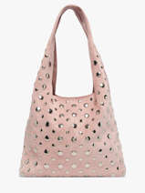 Shoulder Bag Suede Miniprix Pink suede F9928