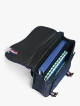2-compartment Satchel Federat. france football Blue fff 25BX203C-vue-porte