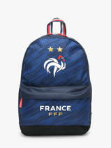 Sac � Dos 1 Compartiment Federat. france football Bleu fff 25BX204O