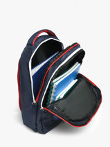 3-compartment Backpack Paris st germain Blue psg 26AP2043-vue-porte