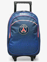 2-compartment Wheeled Schoolbag Paris st germain Blue psg 26AP204R