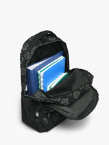 2-compartment Backpack Skooter Black top scorers 1423-vue-porte