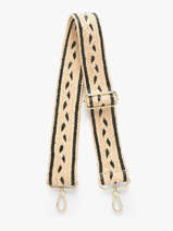 Shoulder Strap Miniprix Beige straw 55E26