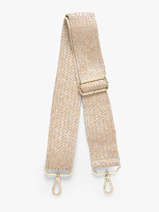 Shoulder Strap Miniprix Beige straw 52E26