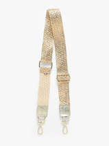 Shoulder Strap Miniprix Gold straw 38E26