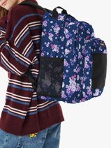 Sac � Dos 2 Compartiments + Pc 15" Eastpak Bleu authentic EK0A5BKS-vue-porte