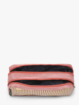 2-compartment Pouch Caramel et cie Pink boheme FI-vue-porte