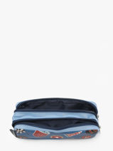 Trousse 2 Compartiments Caramel et cie Bleu fier GA-vue-porte