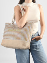 Shoulder Bag Plage Gerard pasquier Brown plage P26095-vue-porte
