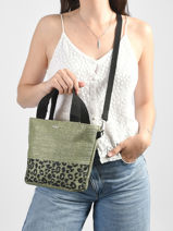 Sac Bandouli�re Kailani Papier Les tropeziennes Jaune kailani TZ03-vue-porte
