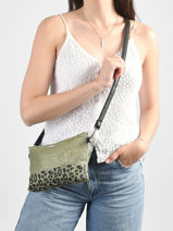 Sac Bandouli�re Kailani Papier Les tropeziennes Jaune kailani TZ04-vue-porte