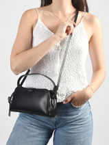 Sac Bandouli�re Emblem Trio Calvin klein jeans Noir emblem trio 4F3370G-vue-porte
