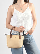 Crossbody Bag Popette Polyurethane Tommy hilfiger Brown popette AW18523-vue-porte