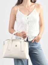 Satchel Th Essential Tommy hilfiger Beige th essential AW18532-vue-porte