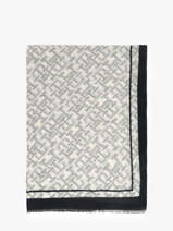 Scarf Tommy hilfiger Blue monogram AW18687