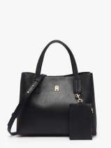 Sac Port� Main Th Icon Tommy hilfiger Noir th icon AW18722