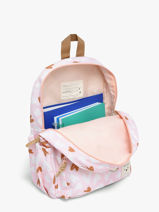 Mini Sac � Dos Kidzroom Rose loving days 704-vue-porte